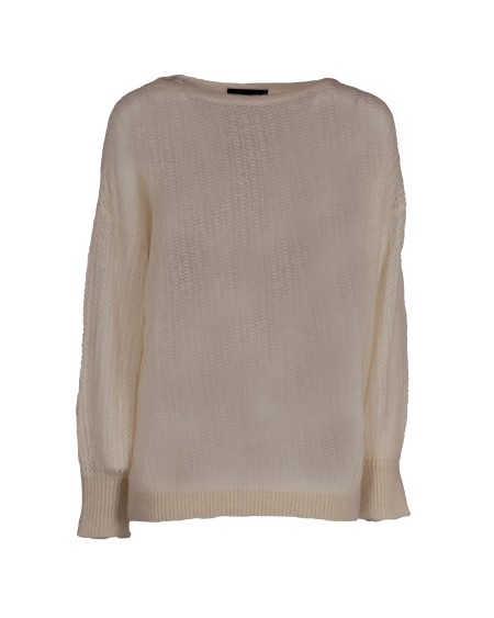 Shop FABIANA FILIPPI  Pull: Fabiana Filippi maglia.
Girocollo.
Fondo e polsini a coste.
Vestibilità regolare.
Tessuto: 35% Mohair 35% Alpaca 30% Poliammide.
Fabbricato in Italia.. MAD213F061V112-094